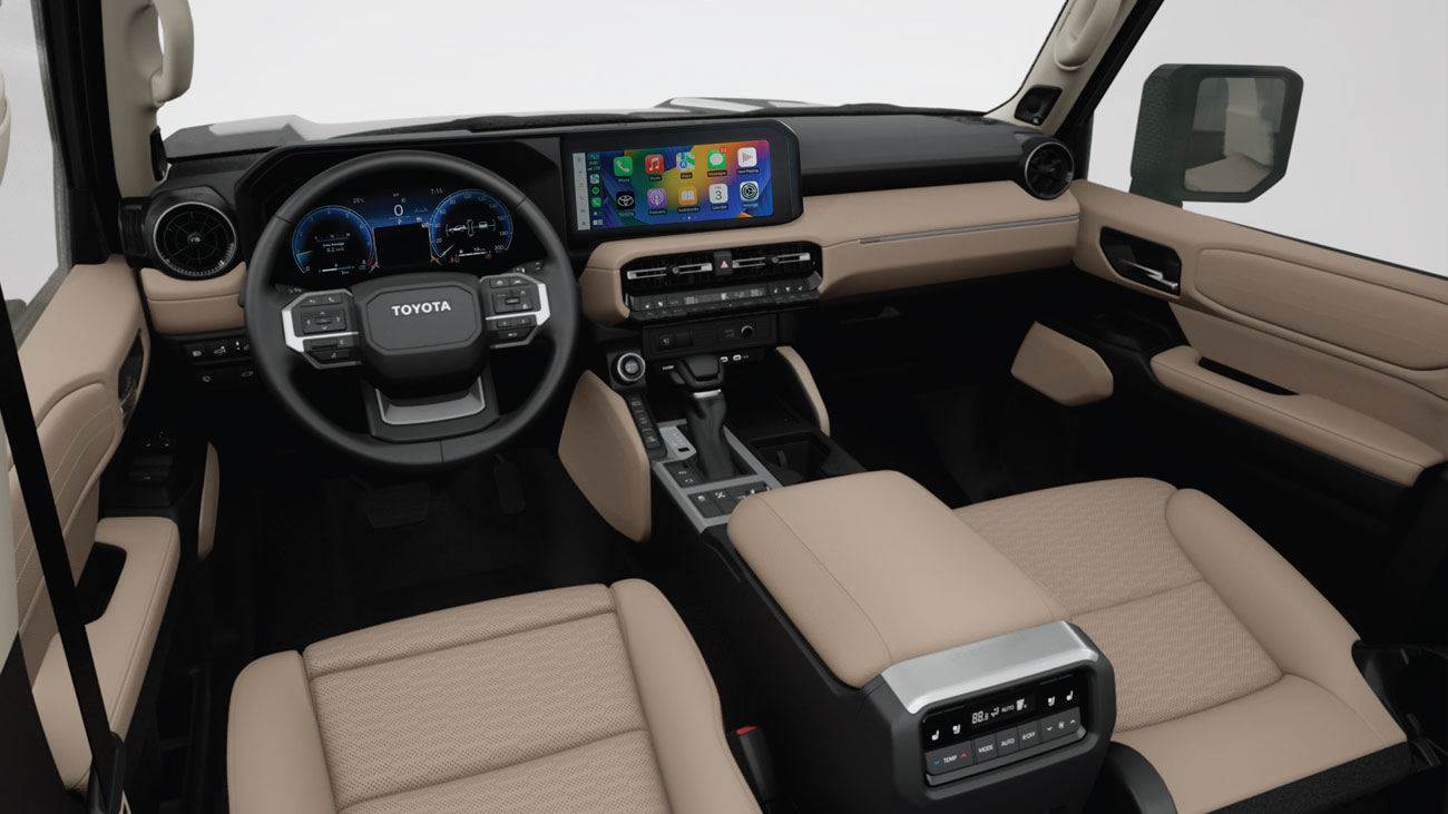 Nội thất Land Cruiser Prado Mới